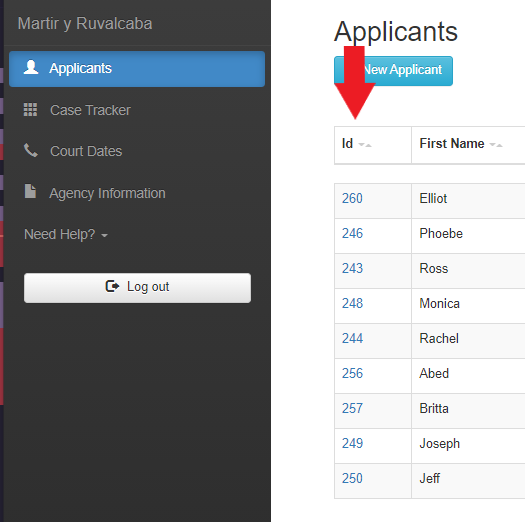 Existing Applicant